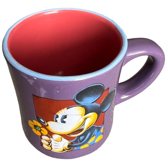 HTF Vtg Disney MINNIE MOUSE Mug Cup Early 90s Ceramic Collectible Thailand Daisy - Picture 2 of 10